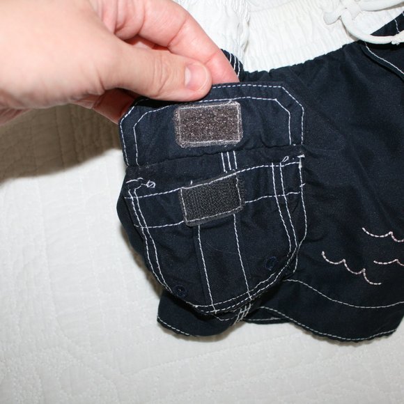 3/$20 Baby boy blue swim trunks 6-12 months - Picture 6 of 11